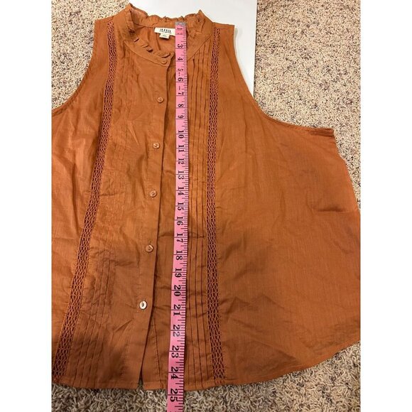 A.N.A button down sleeveless top lightweight women's top Ladies size PXL - Picture 6 of 6